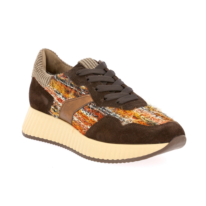Softwaves sneakers bruin bruin