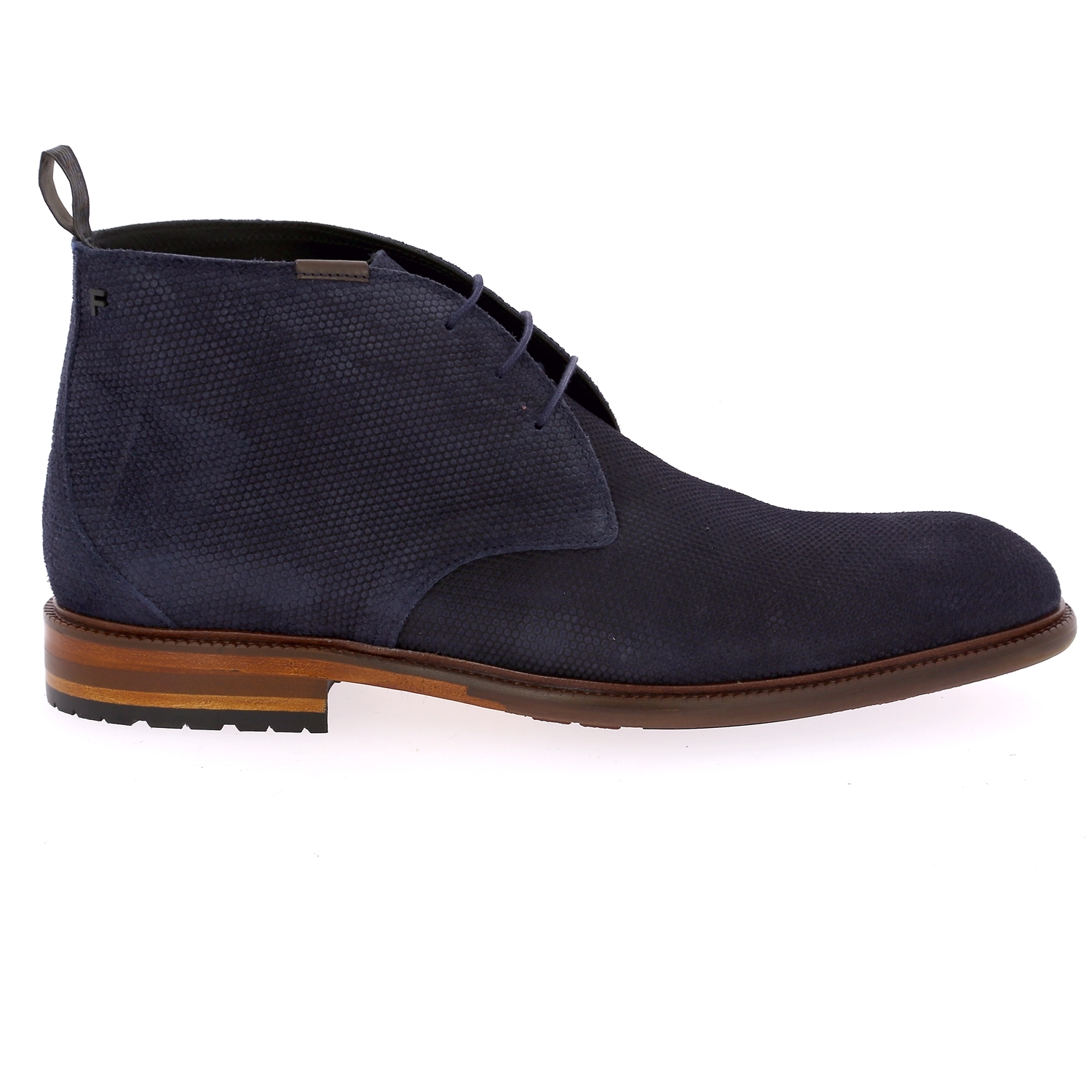 Zoom Floris Van Bommel bottinen blauw