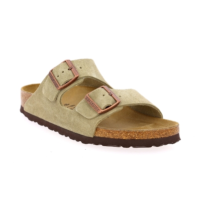 Birkenstock muiltjes - slippers taupe