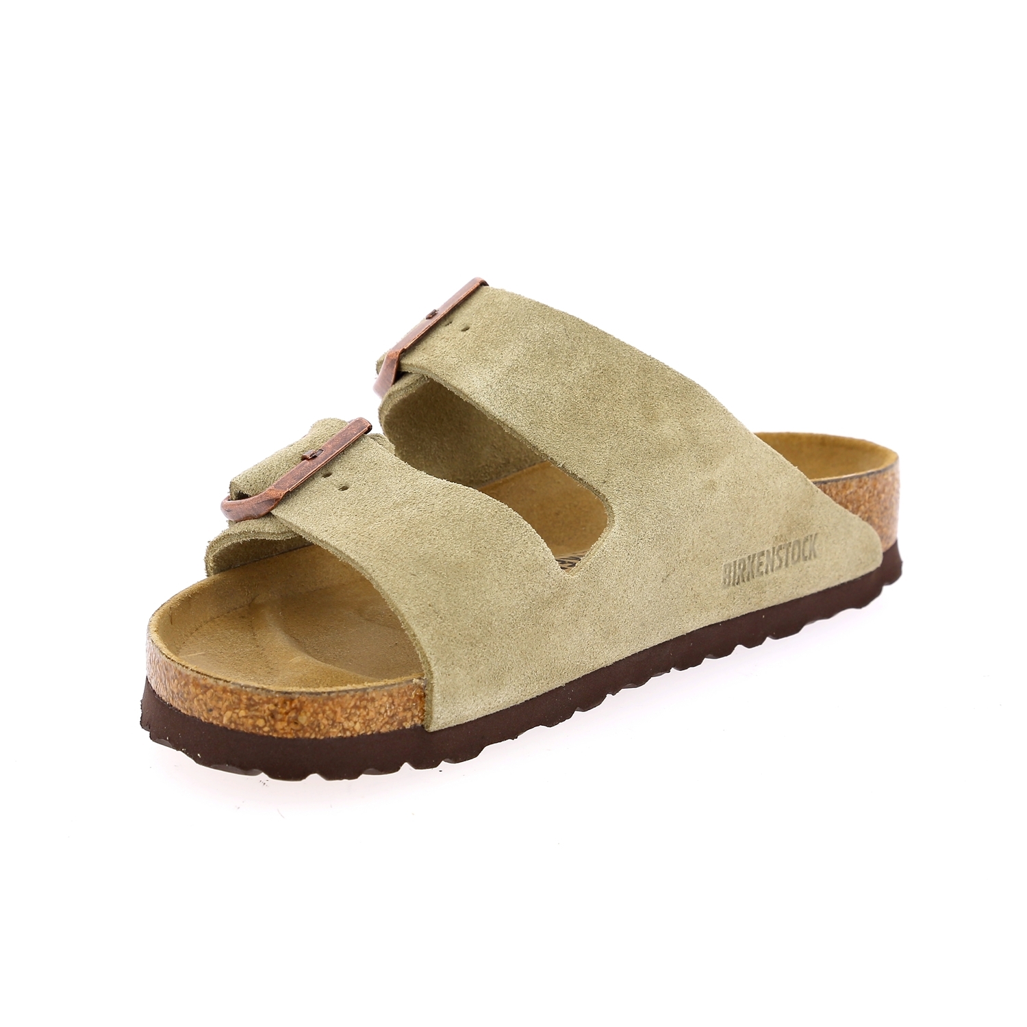Zoom Birkenstock muiltjes - slippers taupe