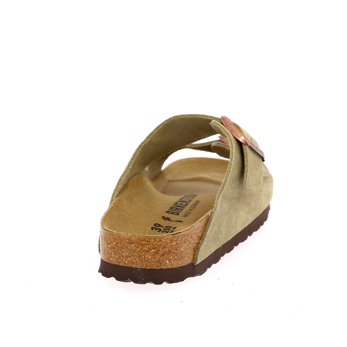 Birkenstock muiltjes - slippers taupe taupe
