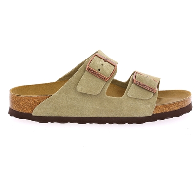 Birkenstock muiltjes - slippers taupe
