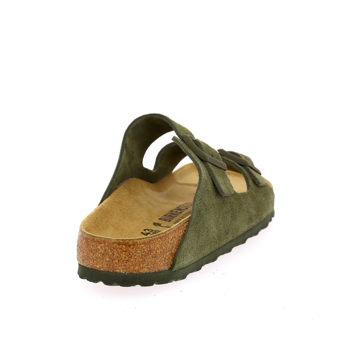 Birkenstock muiltjes kaki kaki