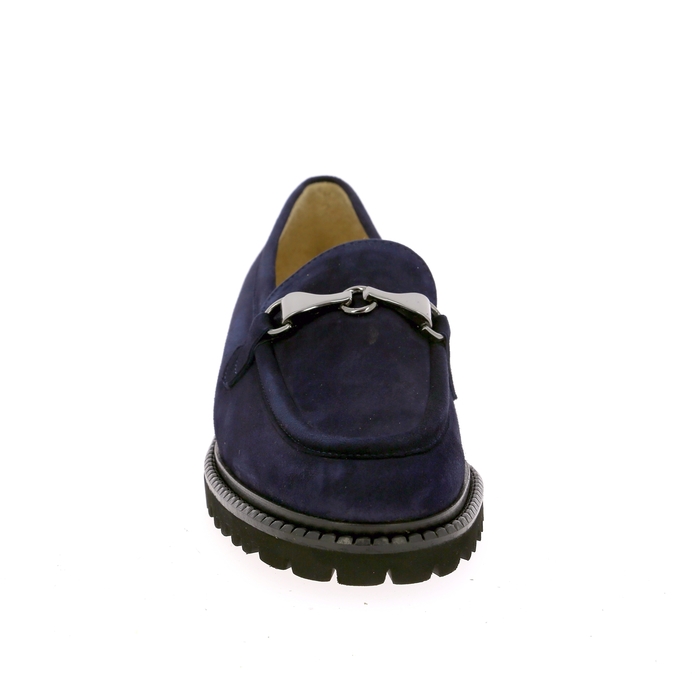 Brunate instappers - instapschoenen blauw blauw