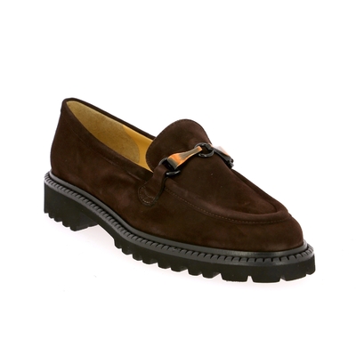 Brunate instappers - instapschoenen bruin