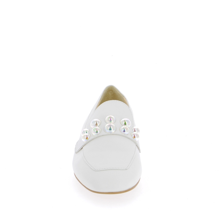 Louisa moccassins blanc blanc