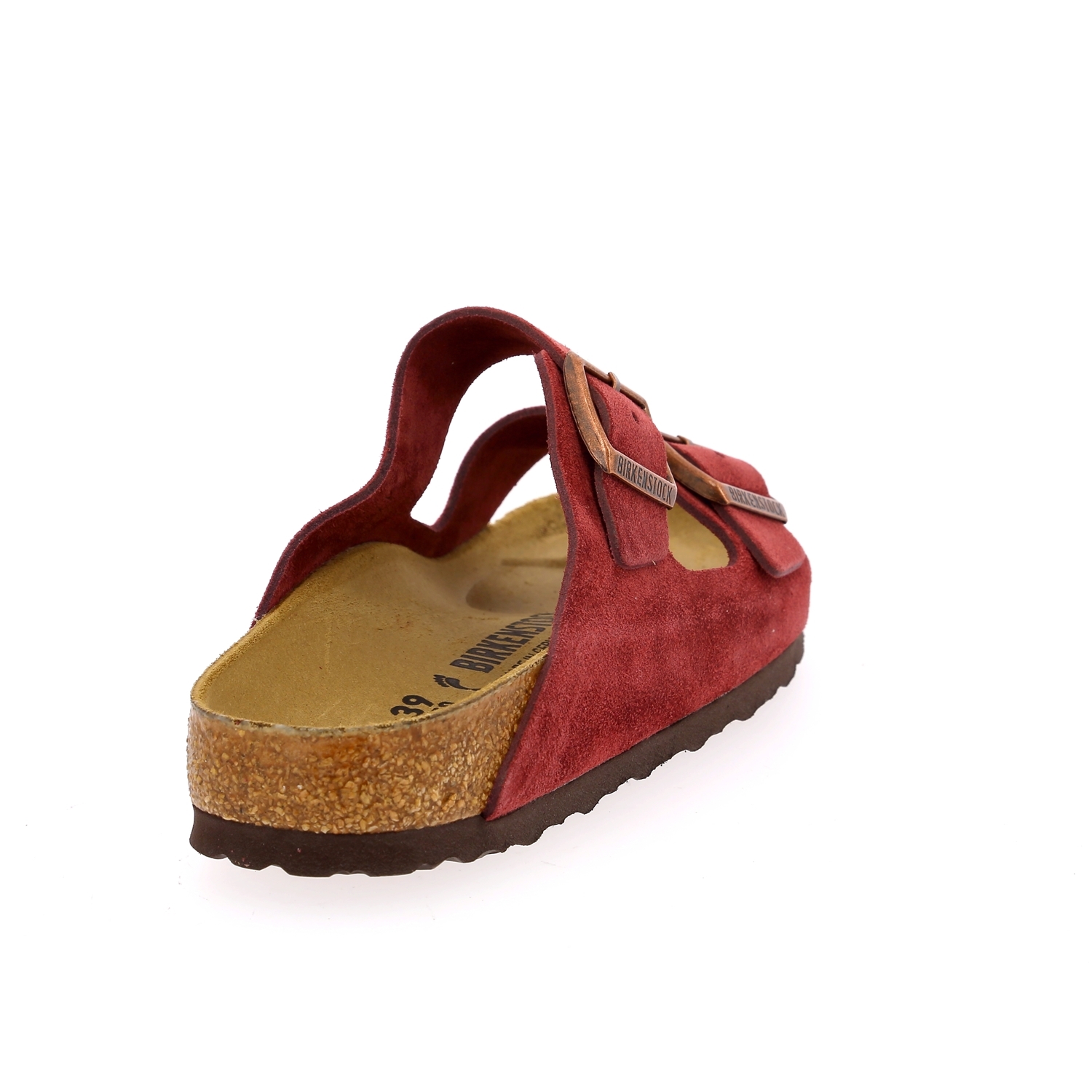 Zoom Birkenstock muiltjes - slippers bordeaux