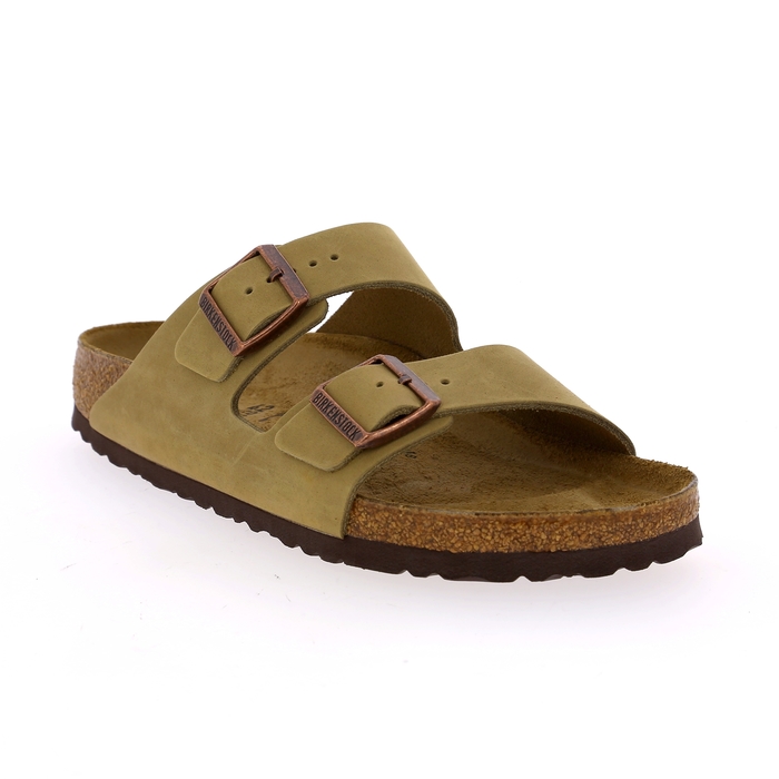 Birkenstock muiltjes taupe taupe