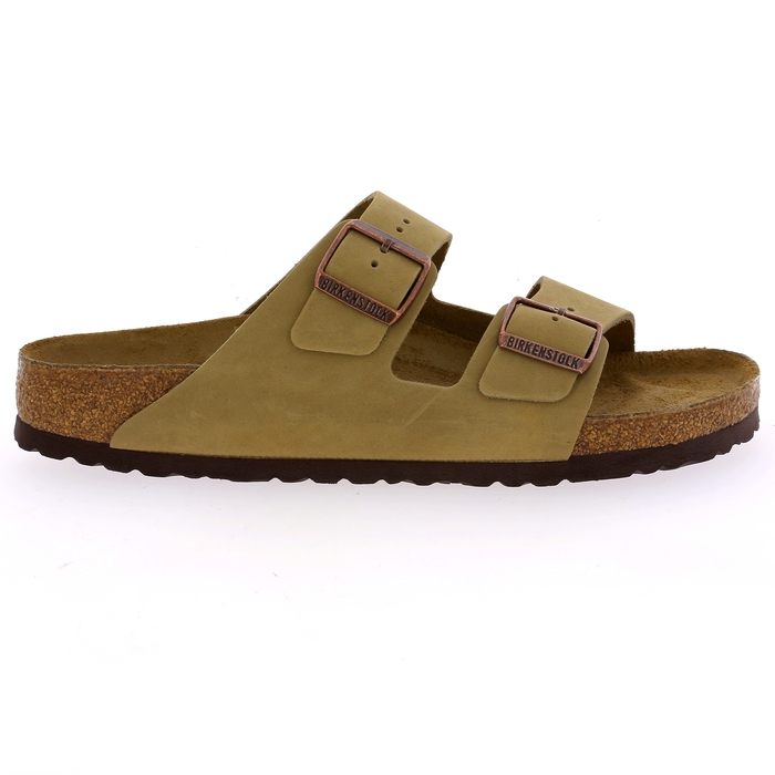 Birkenstock muiltjes taupe taupe