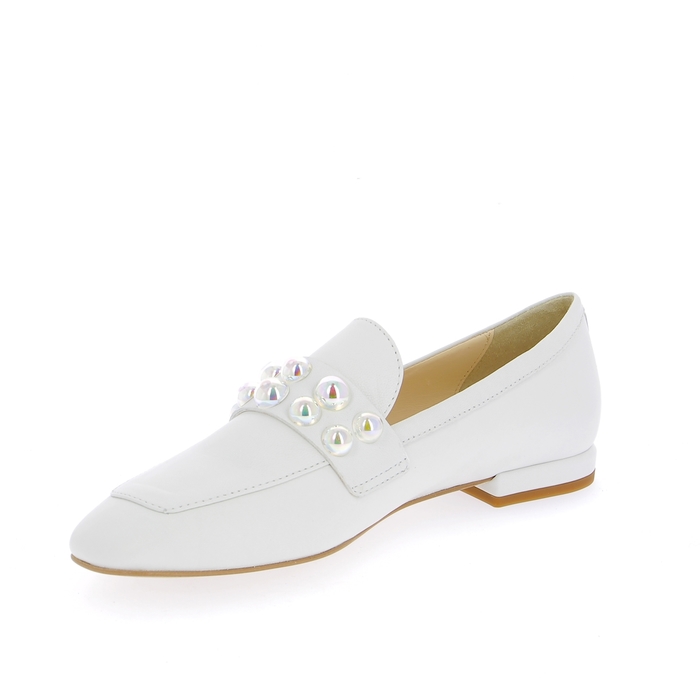 Louisa moccassins blanc blanc