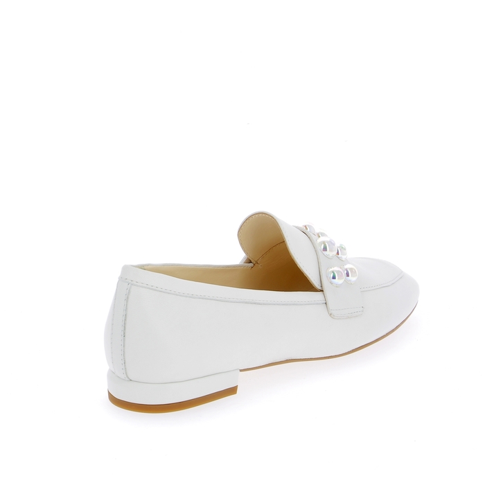 Louisa moccassins blanc blanc