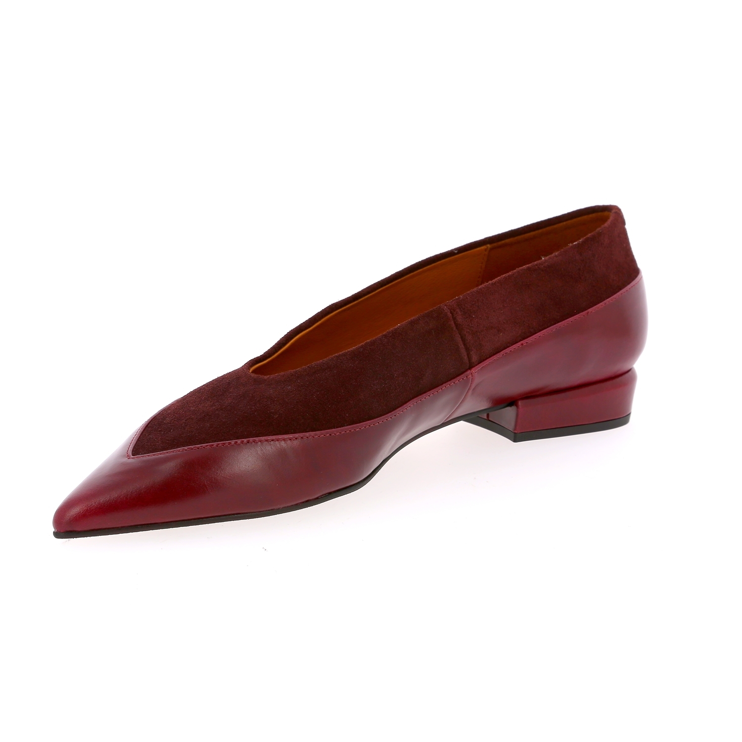 Zoom Angel Alarcon ballerinas bordeaux