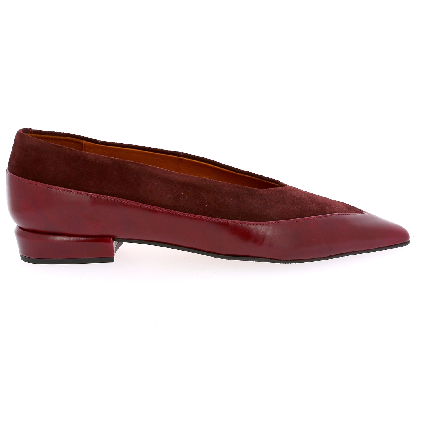 Zoom Angel Alarcon ballerinas bordeaux
