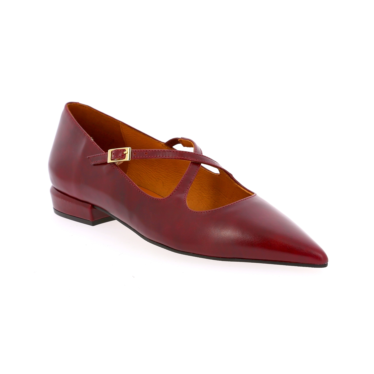 Zoom Angel Alarcon ballerinas bordeaux