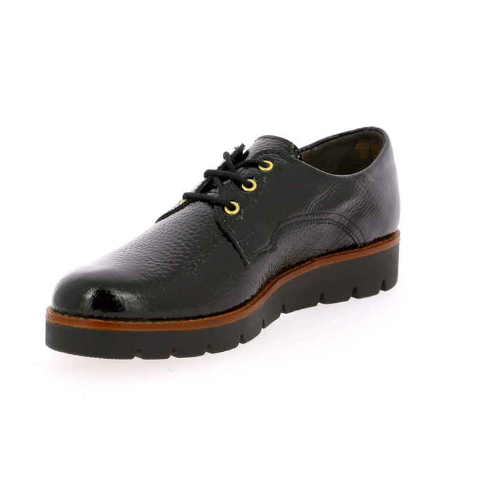 Cypres veterschoenen zwart zwart