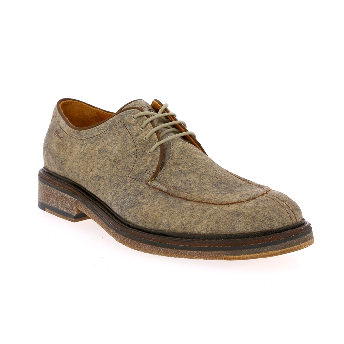 Floris Van Bommel veterschoenen camel camel