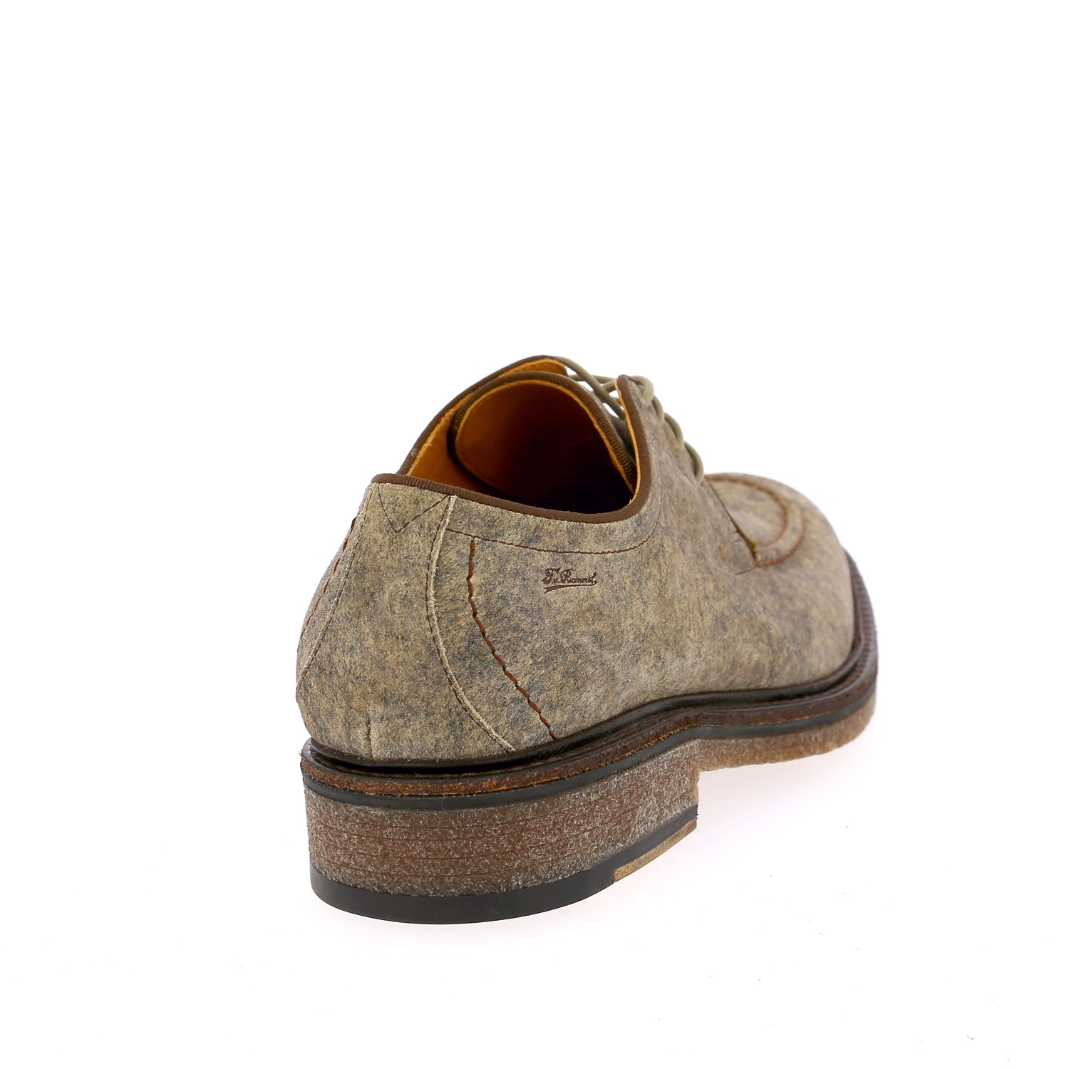 Zoom Floris Van Bommel veterschoenen camel