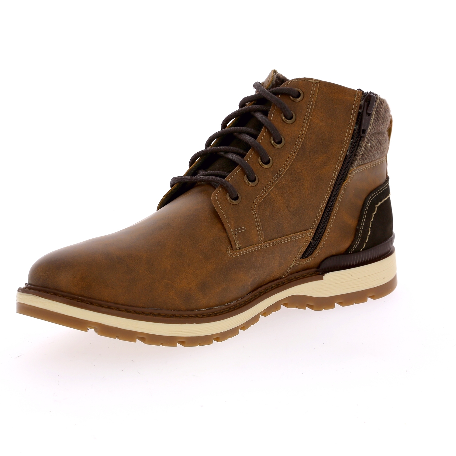 Zoom Cypres bottines cognac