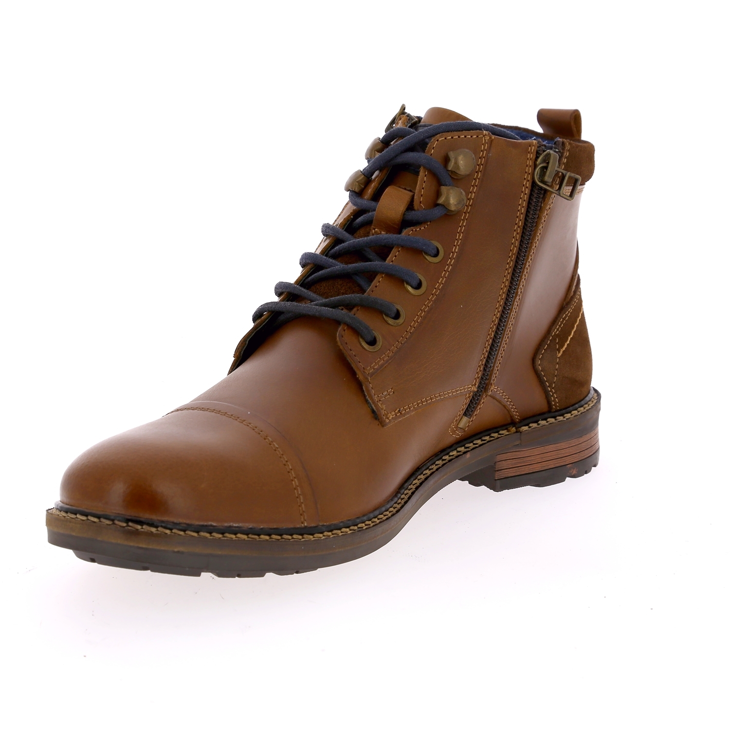 Zoom Cypres bottines cognac