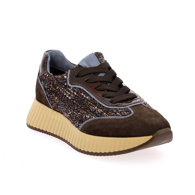 Softwaves sneakers bruin