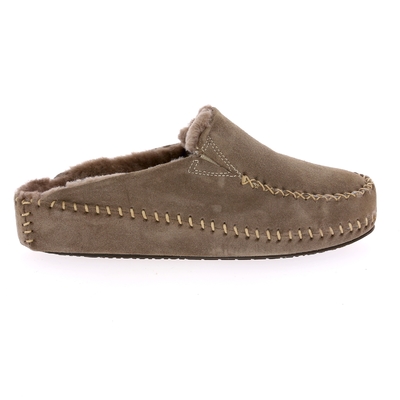Cypres pantoffels taupe