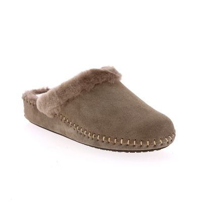 Cypres pantoffels taupe