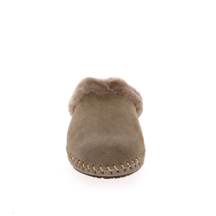 Cypres pantoffels taupe taupe