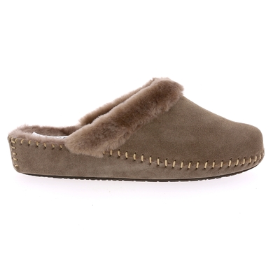 Cypres pantoffels taupe
