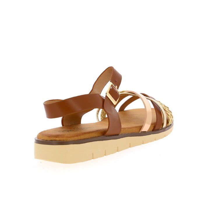 Ella Cruz Sandales cognac