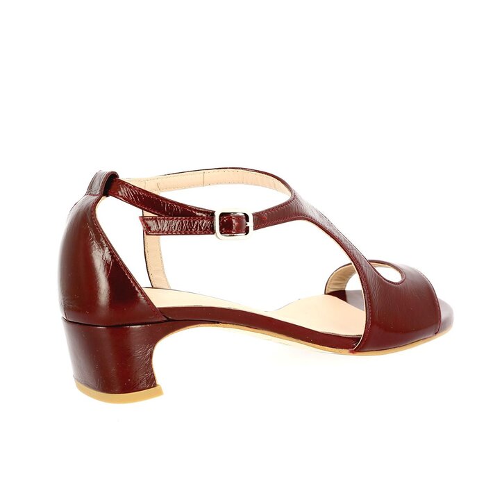 Zinda Sandales bordeaux
