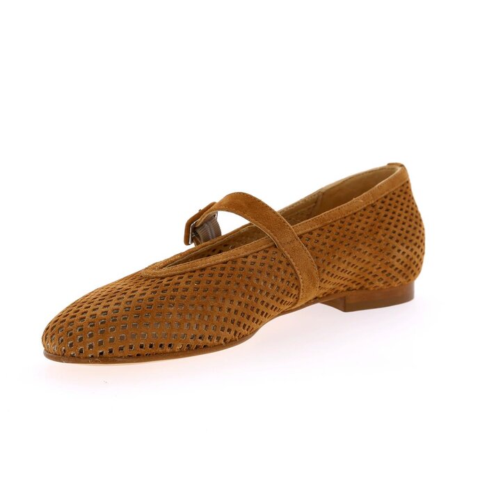 Luca Grossi Ballerines cognac