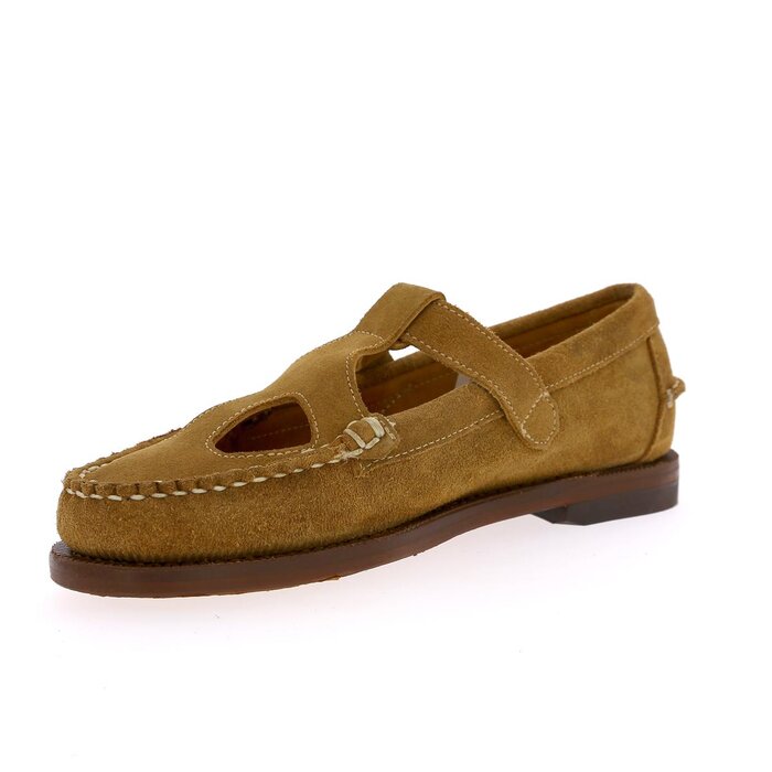Sebago Moccassins camel