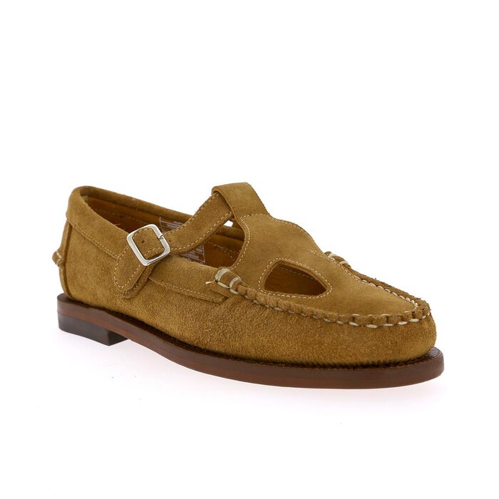 Sebago Moccassins camel