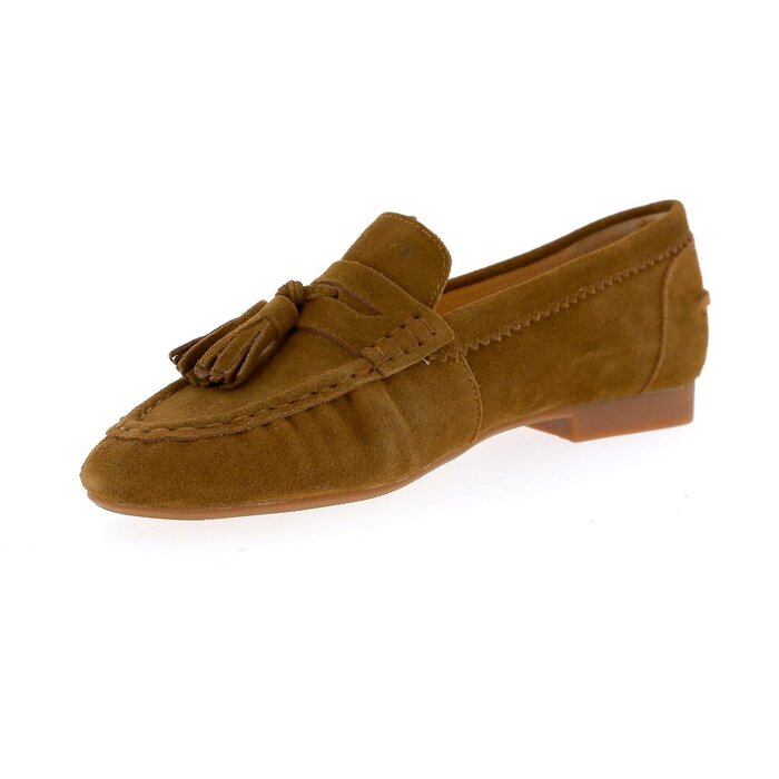 Di Lauro Instappers - instapschoenen cognac