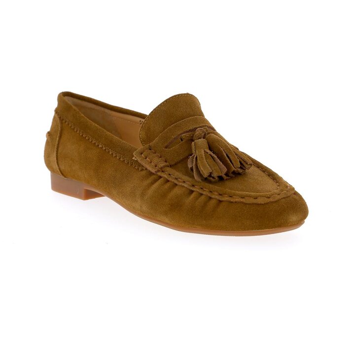 Di Lauro Instappers - instapschoenen cognac