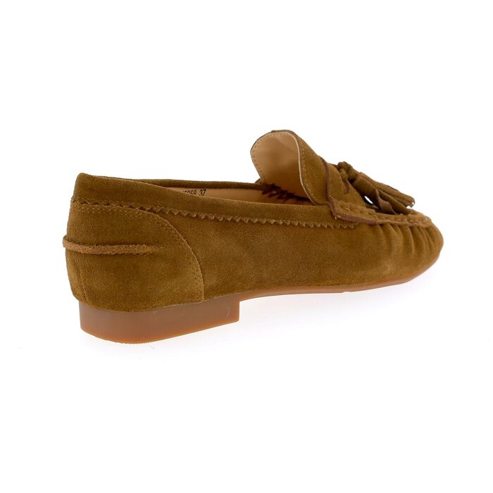 Di Lauro Instappers - instapschoenen cognac