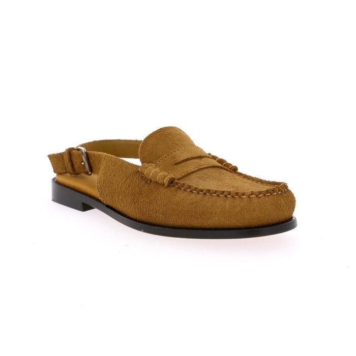Sebago Instappers - instapschoenen camel