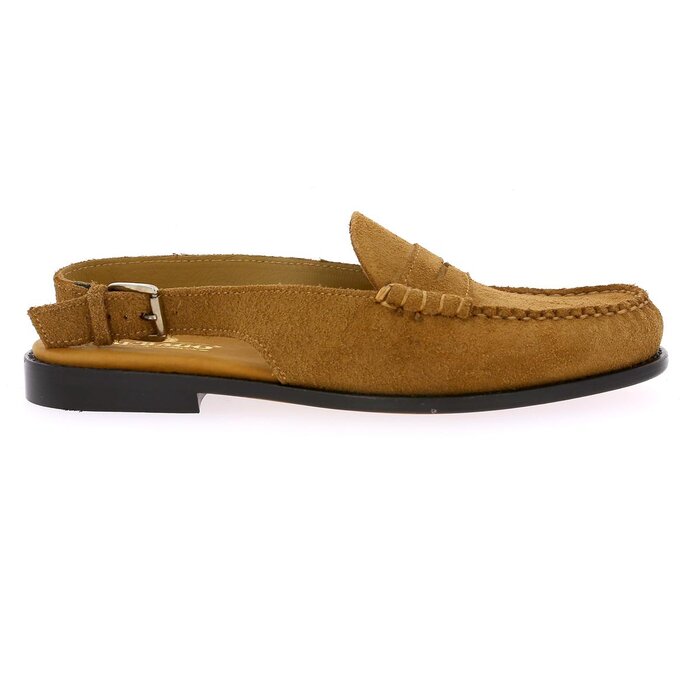 Sebago Instappers - instapschoenen camel