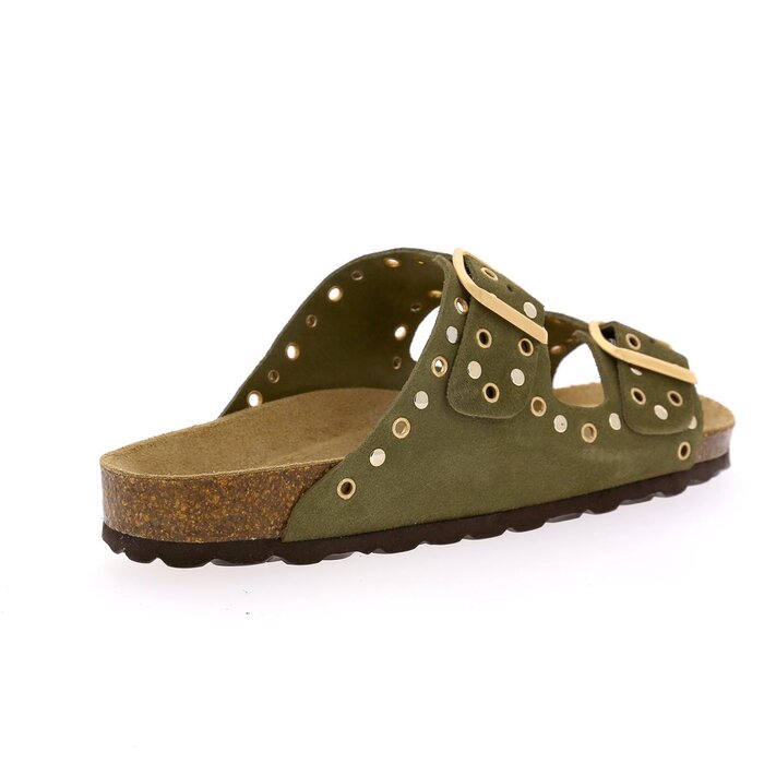 Cypres Muiltjes - slippers kaki