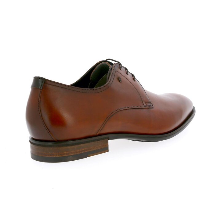 Van Bommel Veterschoenen cognac