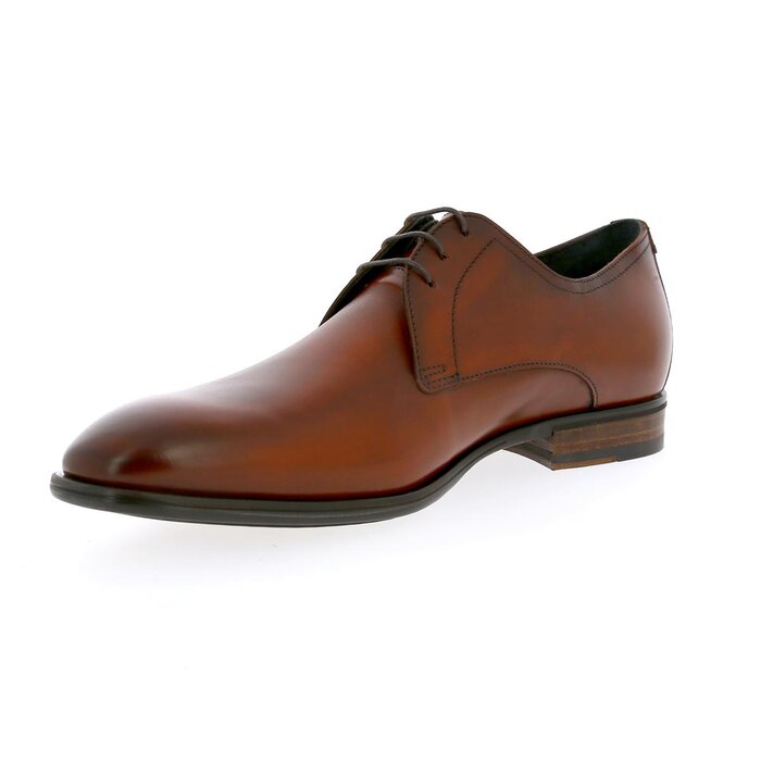 Van Bommel Veterschoenen cognac