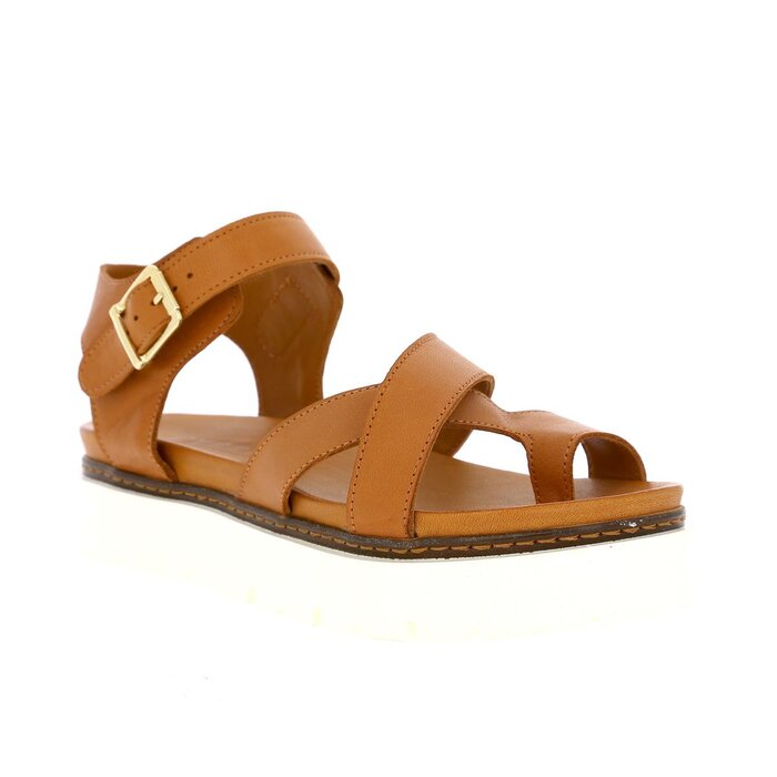 Cypres Sandalen cognac