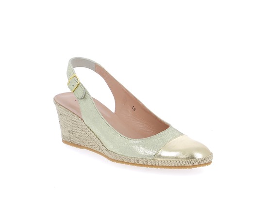 La Badia Espadrillen platinum