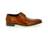 Floris Van Bommel Veterschoenen cognac