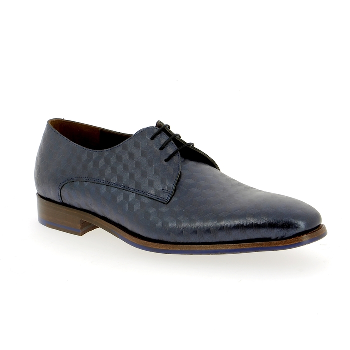 Floris Van Bommel veterschoenen blauw blauw