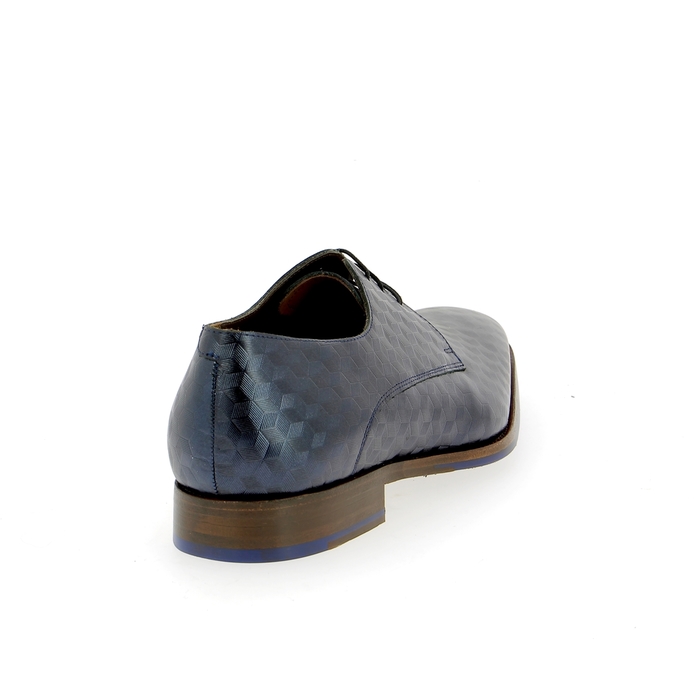 Floris Van Bommel veterschoenen blauw blauw