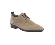 Floris Van Bommel Veterschoenen taupe