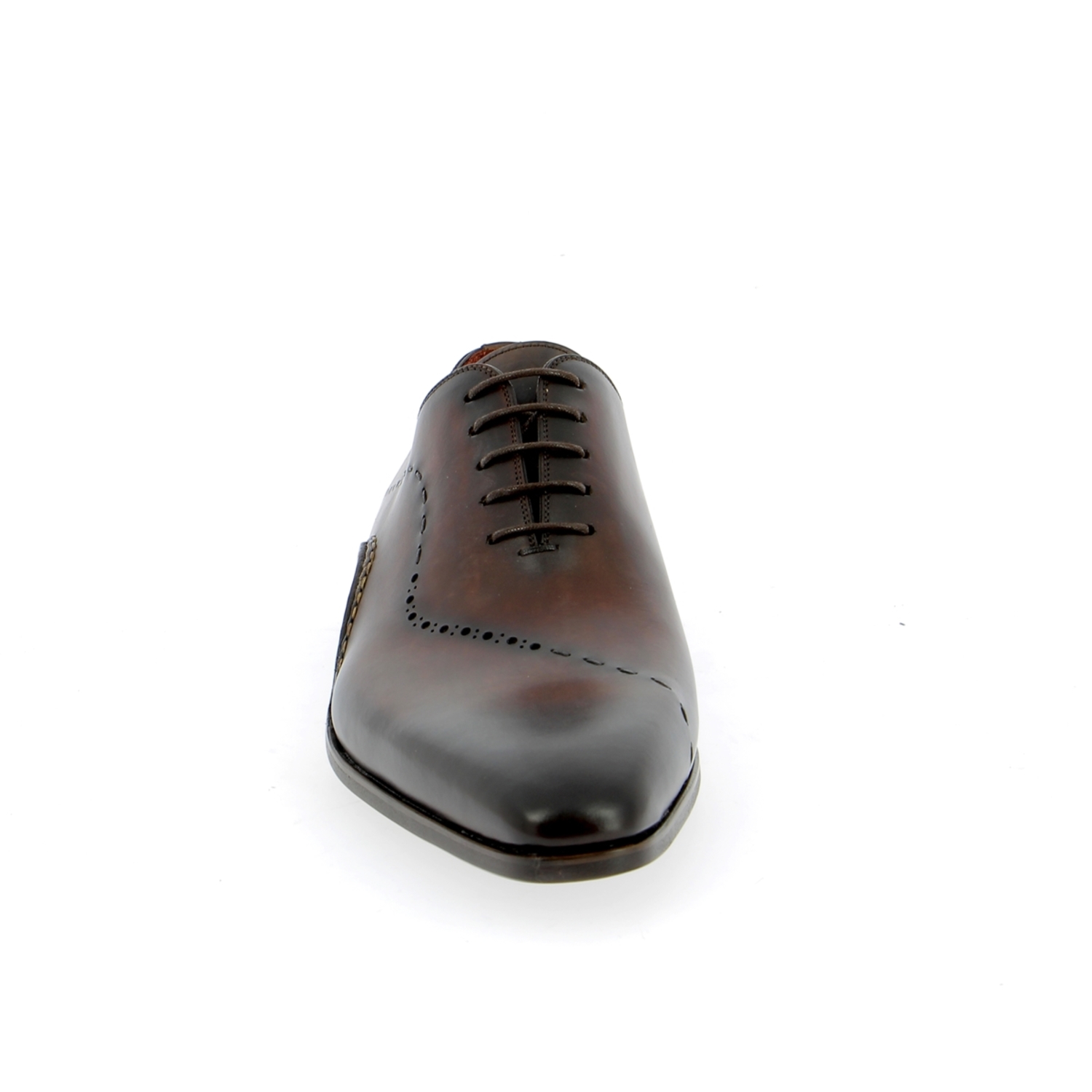 Zoom Magnanni veterschoenen bruin