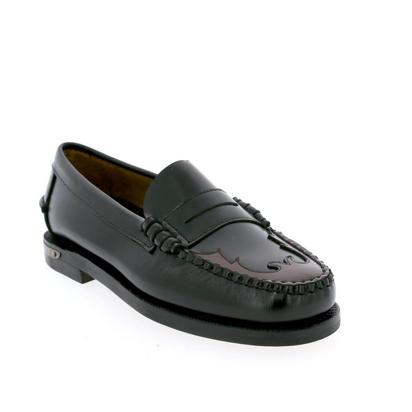 Sebago DAN Scarabeo Woman loafers zwart