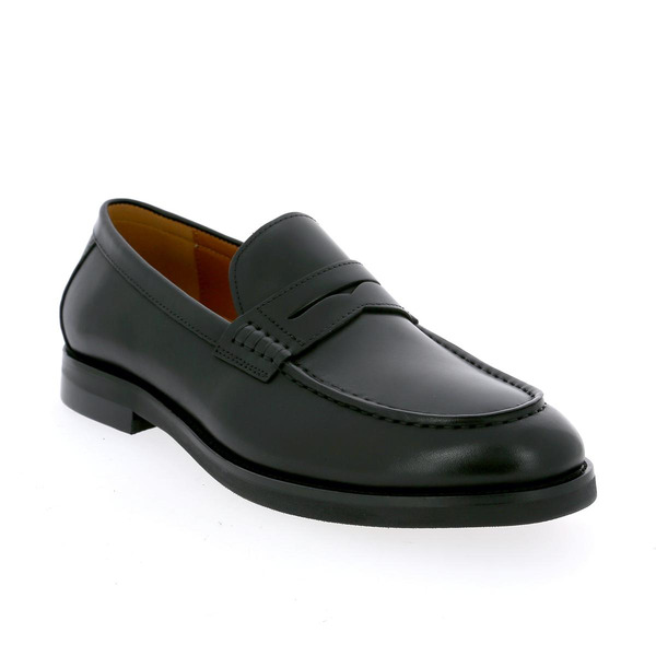 Daniel Kenneth hommes moccassins noir 2439-12